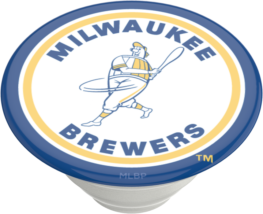 Milwaukee Brewers PopSocket with Cooperstown Classic design