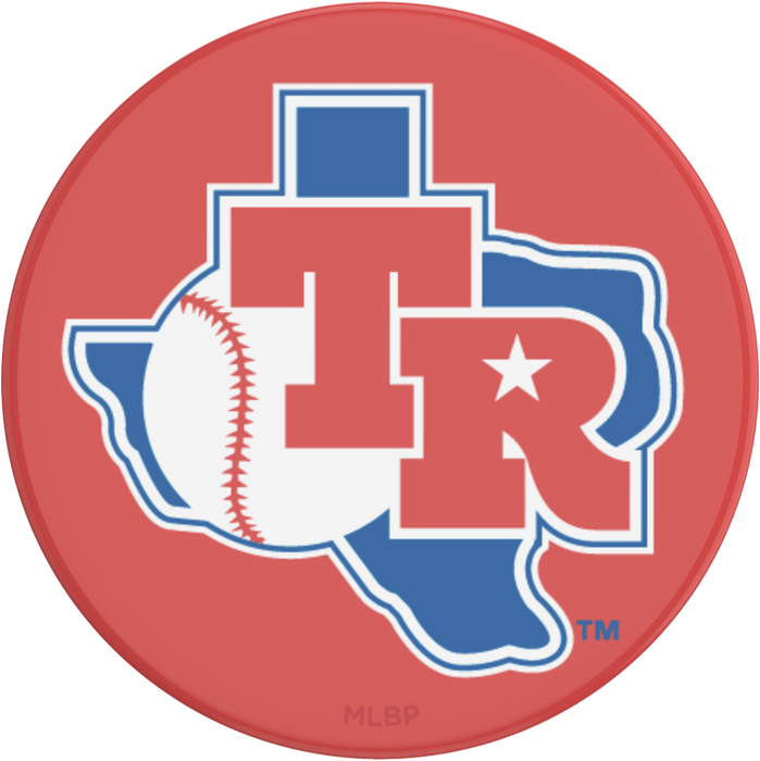 Texas Rangers PopSocket with Cooperstown Classic design