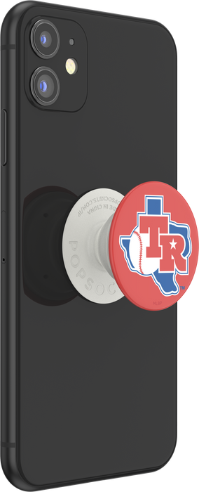 Texas Rangers PopSocket with Cooperstown Classic design