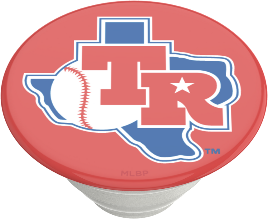 Texas Rangers PopSocket with Cooperstown Classic design