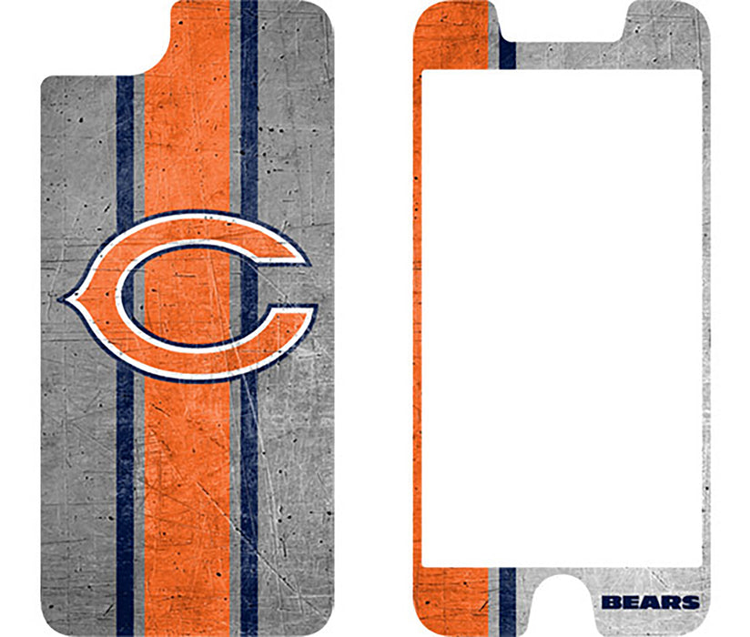 OtterBox Clear Symmetry Series Phone case with Chicago Bears Alpha Glass Screen Protector