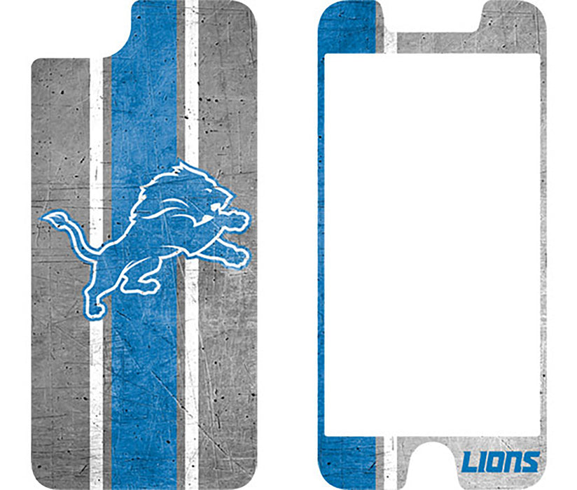 OtterBox Clear Symmetry Series Phone case with Detroit Lions Alpha Glass Screen Protector