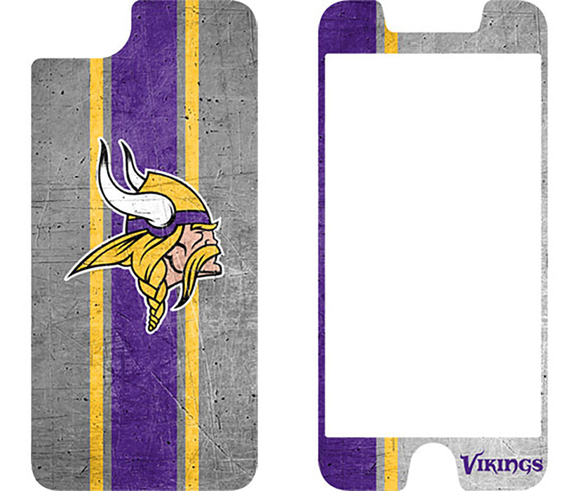 OtterBox Clear Symmetry Series Phone case with Minnesota Vikings Alpha Glass Screen Protector