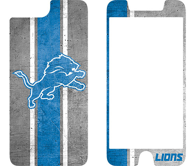 OtterBox Clear Symmetry Series Phone case with Detroit Lions Alpha Glass Screen Protector