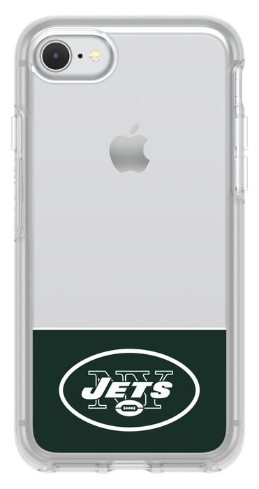 OtterBox Clear Symmetry Series Phone case with New York Jets Logo