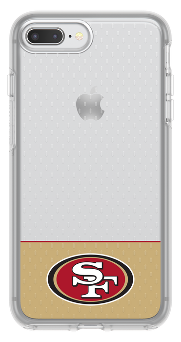 OtterBox Clear Symmetry Series Phone case with San Francisco 49ers Logo