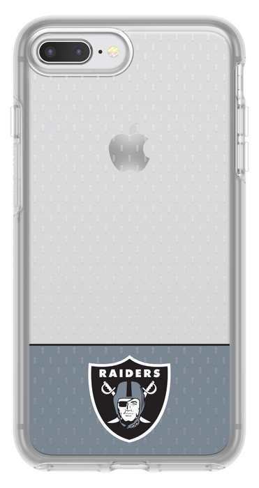 OtterBox Clear Symmetry Series Phone case with Oakland Raiders Logo