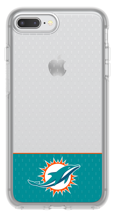 OtterBox Clear Symmetry Series Phone case with Miami Dolphins Logo