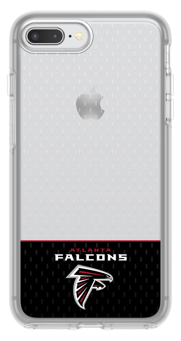 OtterBox Clear Symmetry Series Phone case with Atlanta Falcons Logo