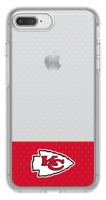 OtterBox Clear Symmetry Series Phone case with Kansas City Chiefs Logo