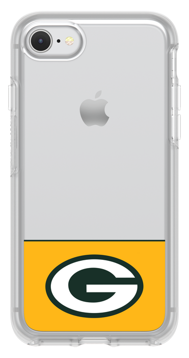 OtterBox Clear Symmetry Series Phone case with Green Bay Packers Logo