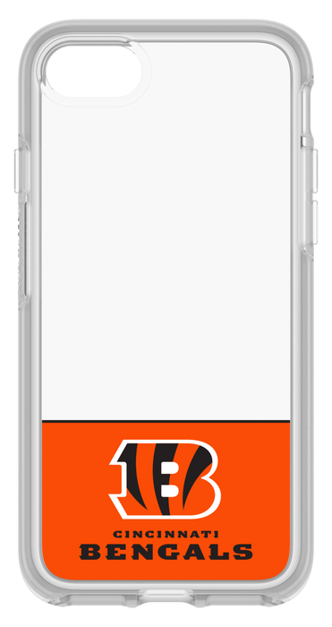 OtterBox Clear Symmetry Series Phone case with Cincinnati Bengals Logo