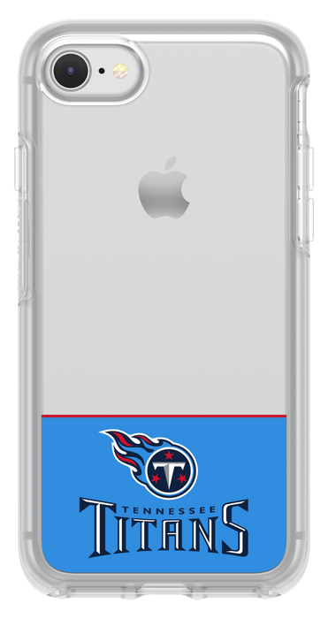 OtterBox Clear Symmetry Series Phone case with Tennessee Titans Logo