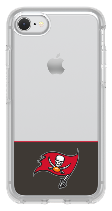 OtterBox Clear Symmetry Series Phone case with Tampa Bay Buccaneers Logo
