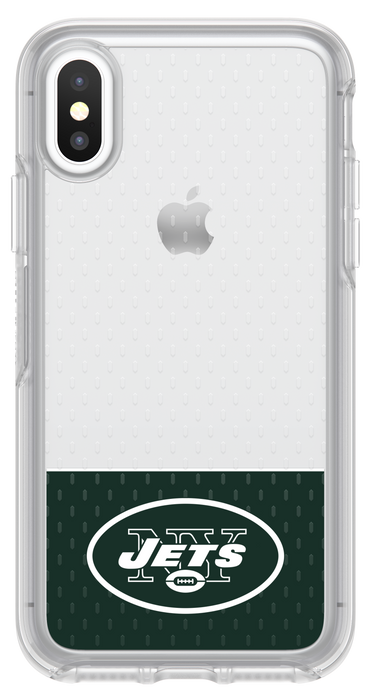 OtterBox Clear Symmetry Series Phone case with New York Jets Logo