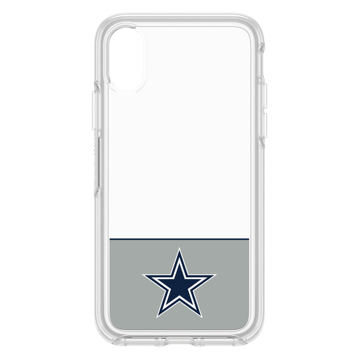 OtterBox Clear Symmetry Series Phone case with Dallas Cowboys Logo
