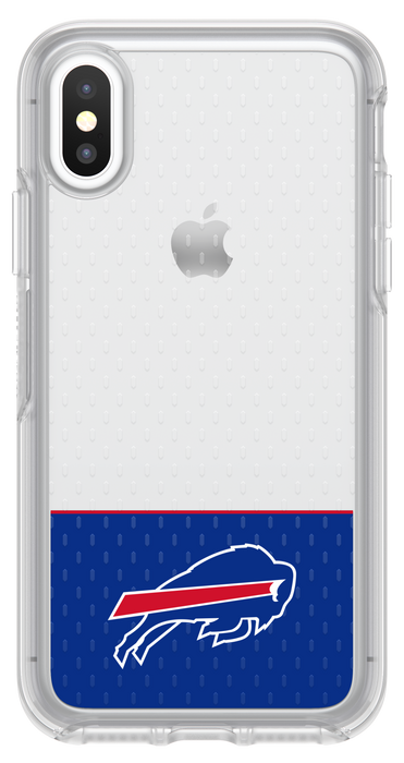 OtterBox Clear Symmetry Series Phone case with Buffalo Bills Logo
