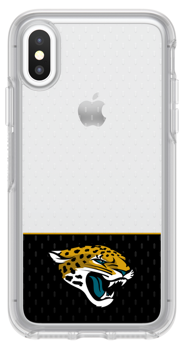 OtterBox Clear Symmetry Series Phone case with Jacksonville Jaguars Logo