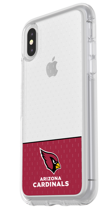 OtterBox Clear Symmetry Series Phone case with Arizona Cardinals Logo