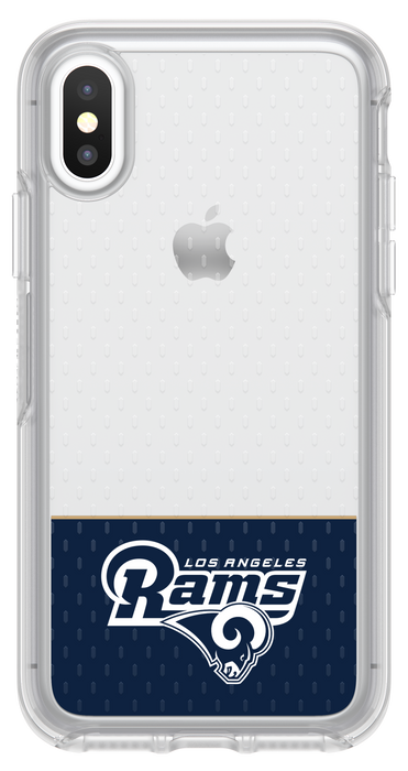 OtterBox Clear Symmetry Series Phone case with Los Angeles Rams Logo