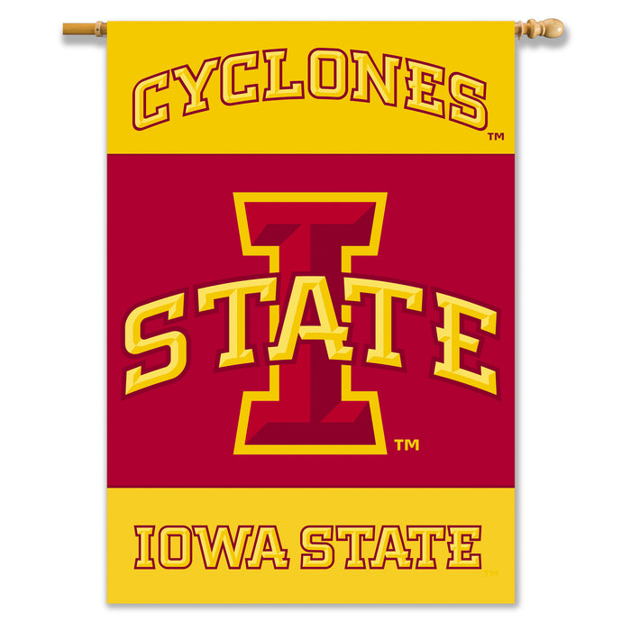 Iowa State Cyclones 2-Sided 28" X 40" Banner W/ Pole Sleeve