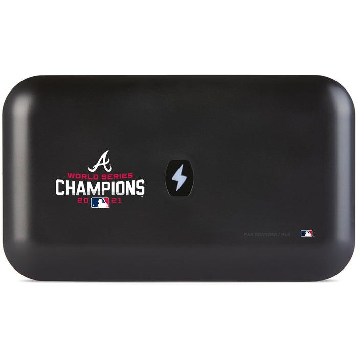 PhoneSoap UV Cleaner with Atlanta Braves 2021 World Series Champion design