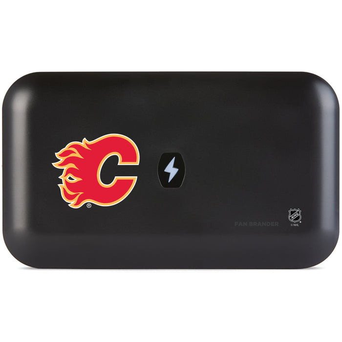 PhoneSoap UV Cleaner with Calgary Flames Primary Logo