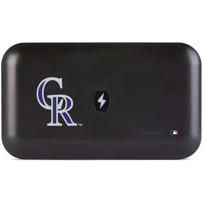 PhoneSoap UV Cleaner with Colorado Rockies Primary Logo