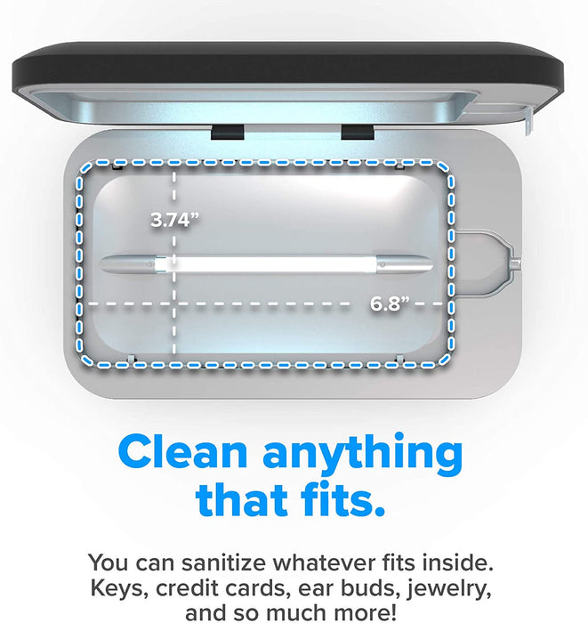 PhoneSoap UV Cleaner with NYU Secondary Logo