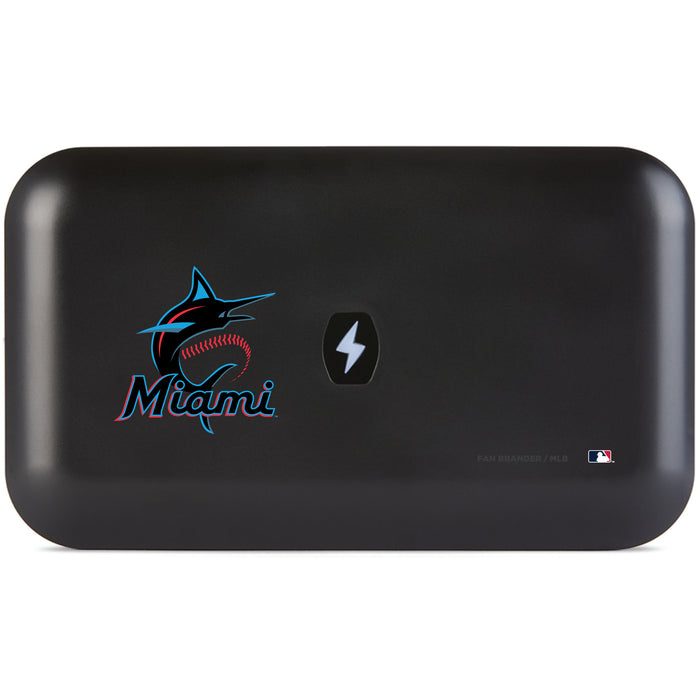 PhoneSoap UV Cleaner with Miami Marlins Primary Logo