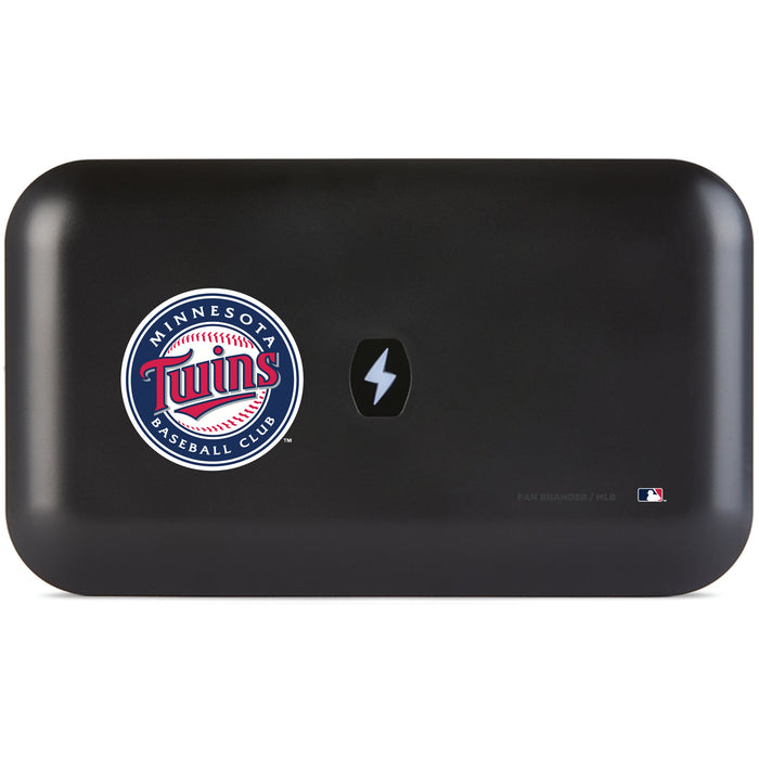 PhoneSoap UV Cleaner with Minnesota Twins Primary Logo