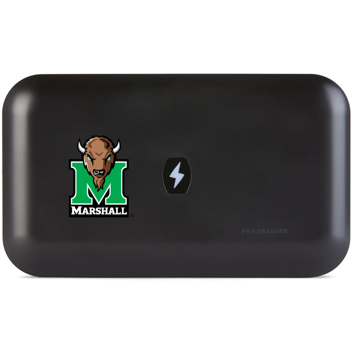 PhoneSoap UV Cleaner with Marshall Thundering Herd Secondary Logo