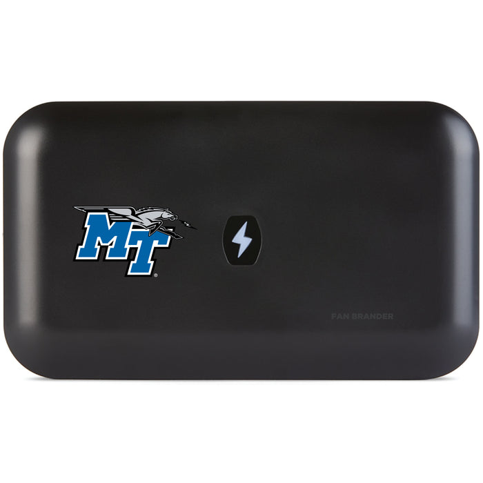 PhoneSoap UV Cleaner with Middle Tennessee State Blue Raiders Primary Logo