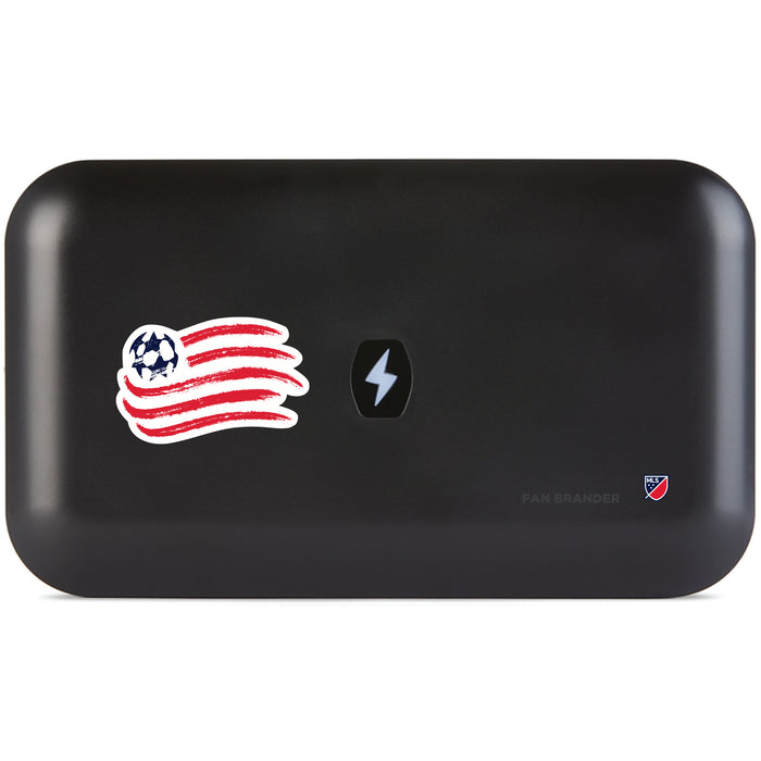 PhoneSoap UV Cleaner with New England Revolution Primary Logo