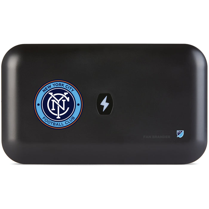 PhoneSoap UV Cleaner with New York City FC Primary Logo