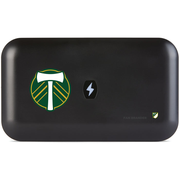 PhoneSoap UV Cleaner with Portland Timbers Primary Logo