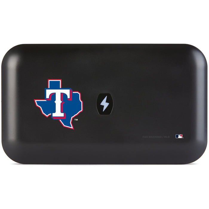 PhoneSoap UV Cleaner with Texas Rangers Secondary Logo