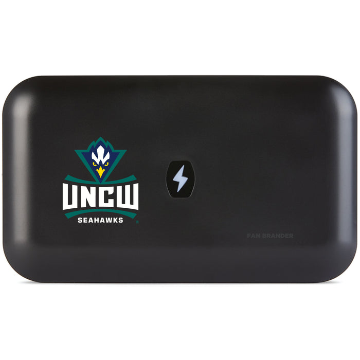PhoneSoap UV Cleaner with UNC Wilmington Seahawks Primary Logo