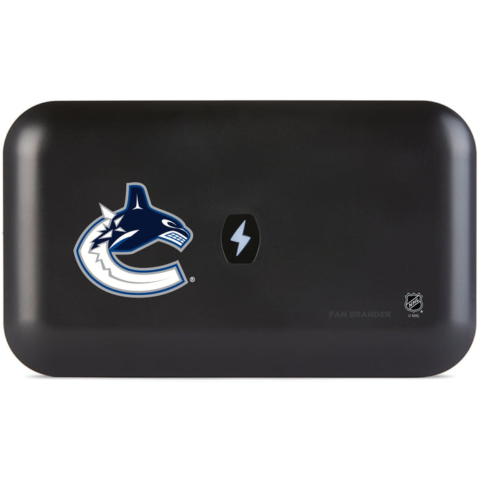 PhoneSoap UV Cleaner with Vancouver Canucks Primary Logo