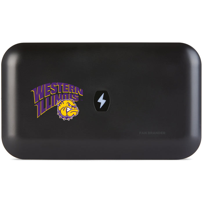 PhoneSoap UV Cleaner with Western Illinois University Leathernecks Primary Logo