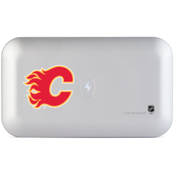 PhoneSoap UV Cleaner with Calgary Flames Primary Logo