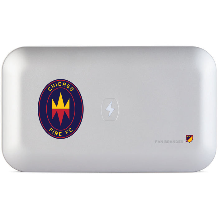 PhoneSoap UV Cleaner with Chicago Fire Primary Logo