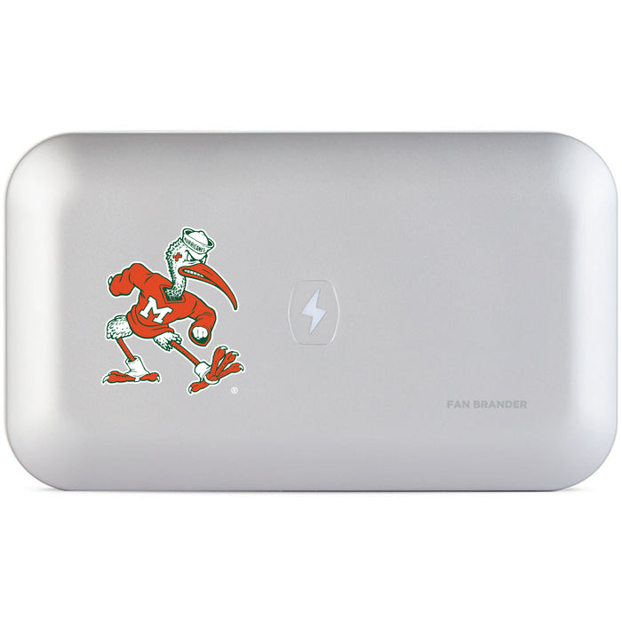 PhoneSoap UV Cleaner with Miami Hurricanes Secondary Logo