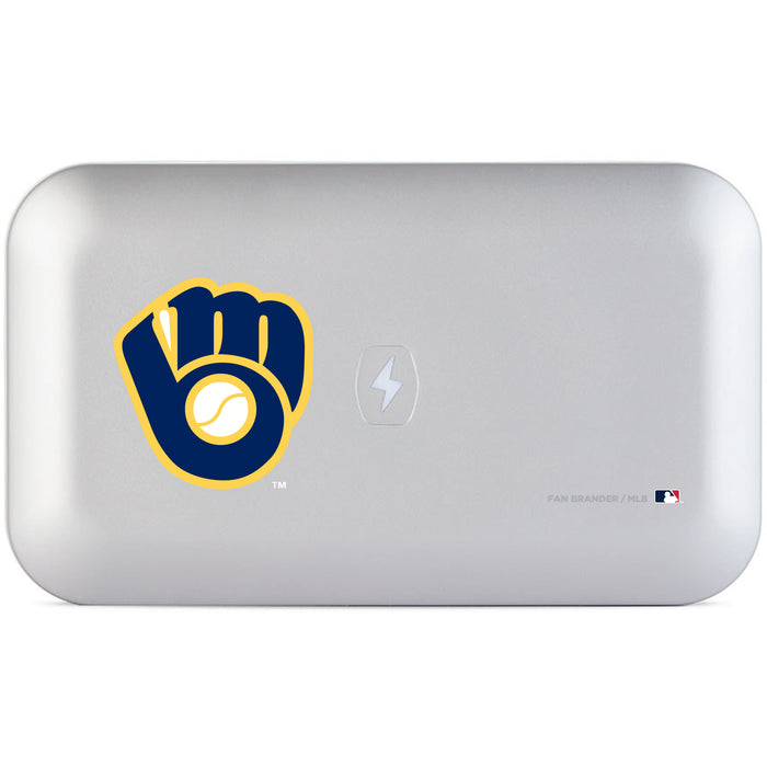 PhoneSoap UV Cleaner with Milwaukee Brewers Secondary Logo