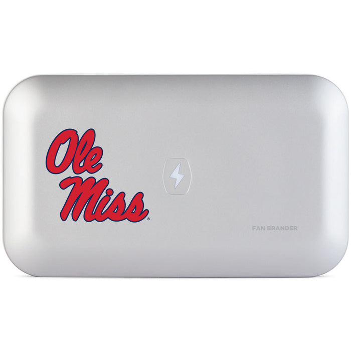PhoneSoap UV Cleaner with Mississippi Ole Miss Primary Logo