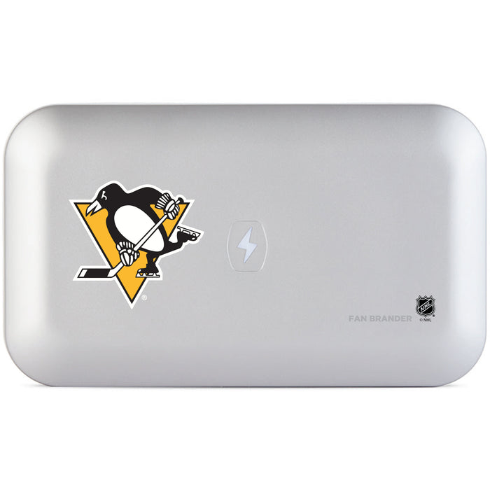 PhoneSoap UV Cleaner with Pittsburgh Penguins Primary Logo