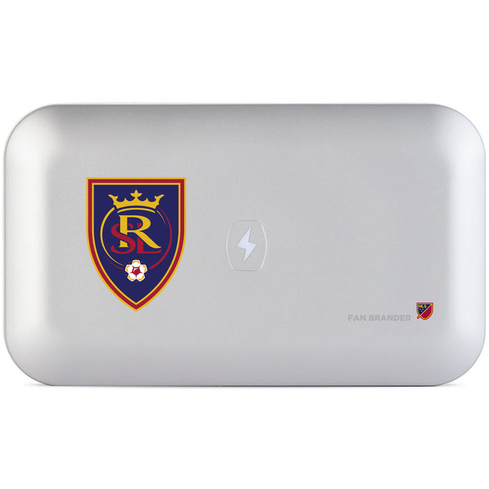 PhoneSoap UV Cleaner with Real Salt Lake Primary Logo