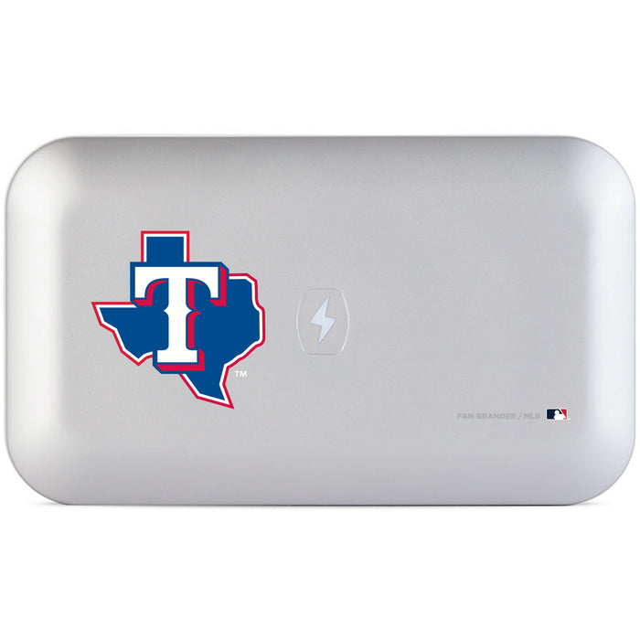 PhoneSoap UV Cleaner with Texas Rangers Secondary Logo