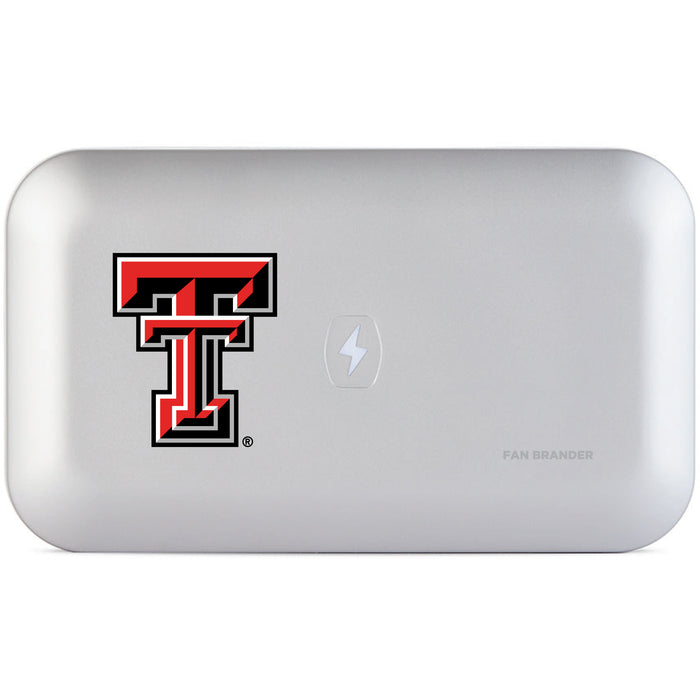 PhoneSoap UV Cleaner with Texas Tech Red Raiders Primary Logo