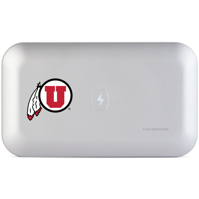 PhoneSoap UV Cleaner with Utah Utes Primary Logo